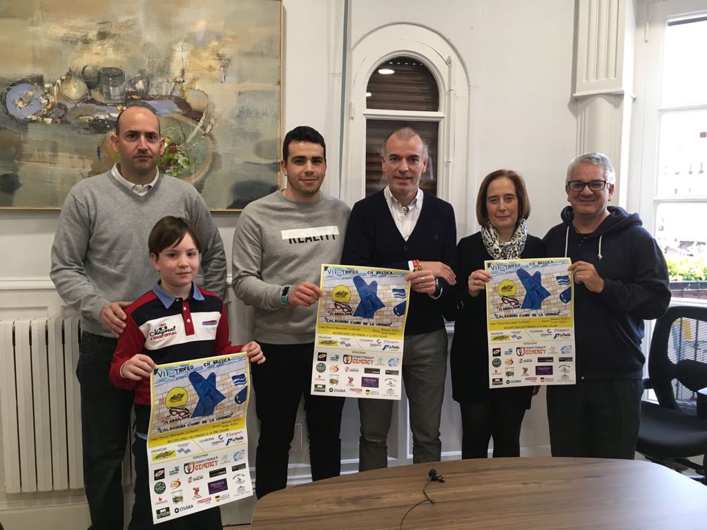 Presentación del VII Trofeo CN Nassica en el Ayuntamiento de Calahorra