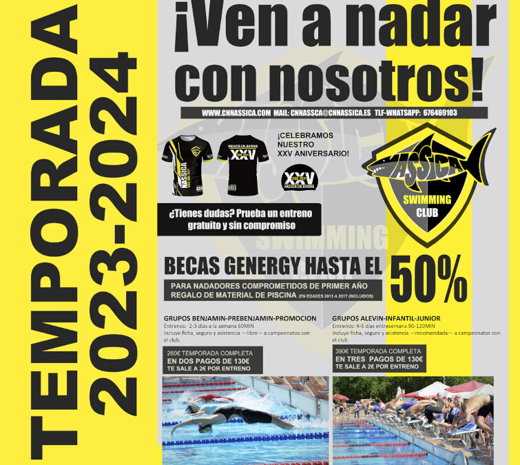 💛 VEN A NADAR CON NOSOTROS 2023/2024 💛